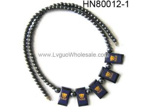 Hematite Choker Chunky bib Statement Necklace women Fashion Jewelry